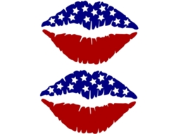 Conjunto De 1 Ou 2 Adesivos De Parede Com A Bandeira Americana.