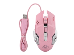 Mouse Gamer (3200dpi Alta Sensibilidade, Grip Confortável)