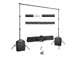 Suporte De Fundo Para Foto E Vídeo, Barra Transversal Ajustável, Construção Em Alumínio Durável,2x3m,adicionar Novo Sandbag Oem