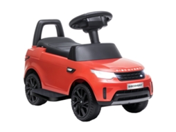 Carrinho Elétrico Infantil Land Rover Licenciado, 6v, Velocidade De 3 Km/h, Vermelho.