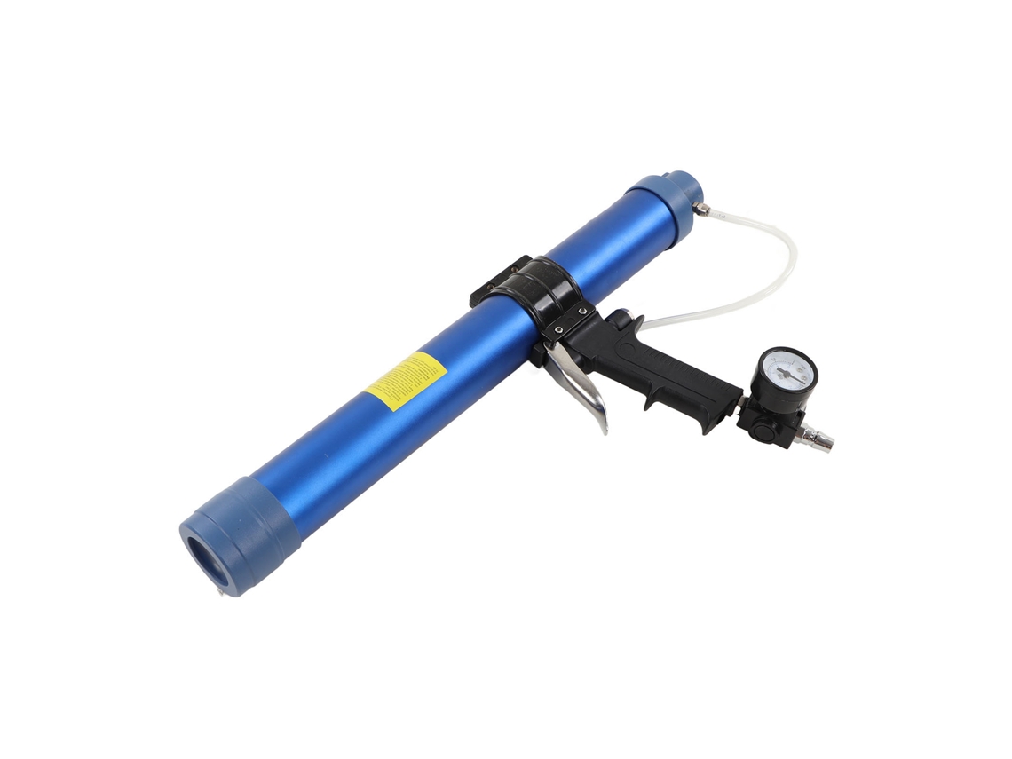 Laxiscreed Pistola De Silicone Pneumática Com Manómetro E Controle De Velocidade