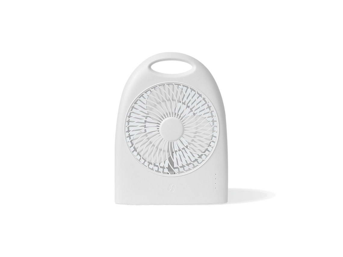 Ventilador Portátil Laxiscreed De 6 Polegadas Com Power Bank E 3 Velocidades Ajustáveis