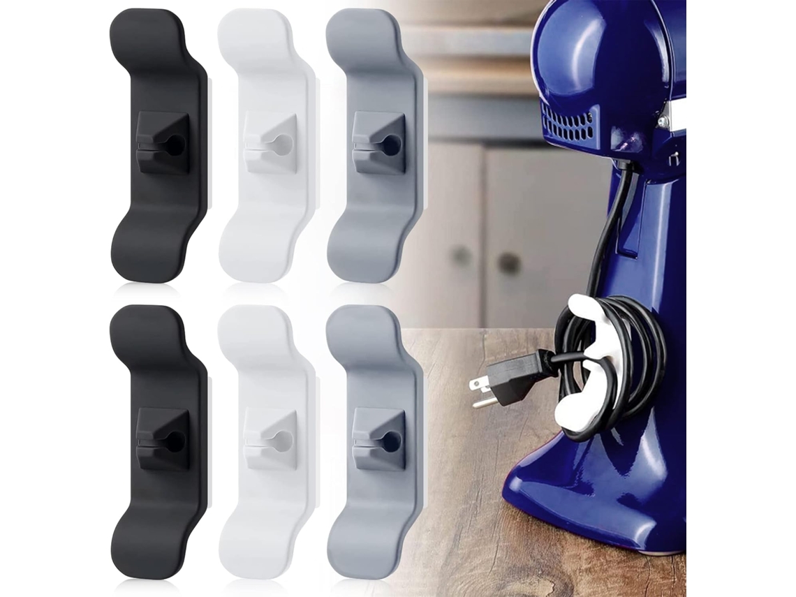 Organizador De Cabos Para Eletrodomésticos, Adesivo Organizador De Cabos Para Eletrodomésticos Cozinha, Suporte Para Cabos De Eletrodomésticos