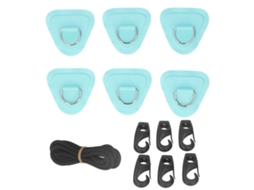 Yncm-conjunto Cordas Elásticas Anéis D Aço Inox Pvc Ciano