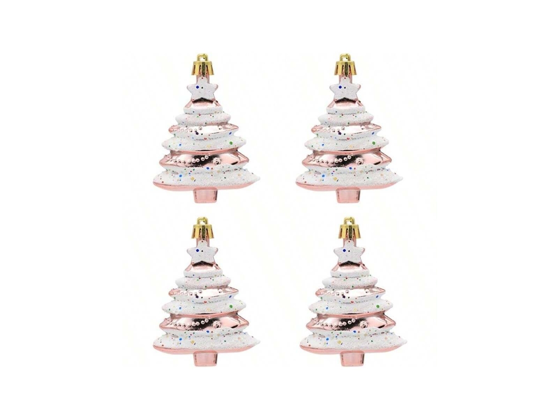 Decoração De Árvore De Natal, Rosa Dourado Igvtrade