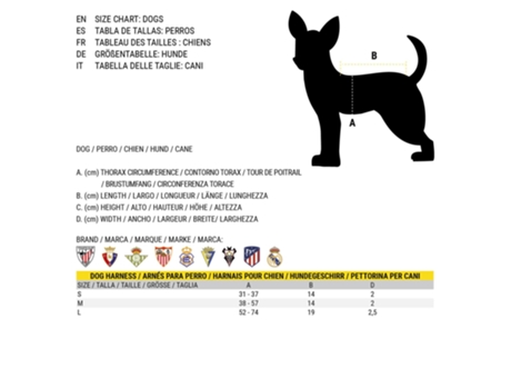 Arnês para Cães Real Betis Balompié Verde M