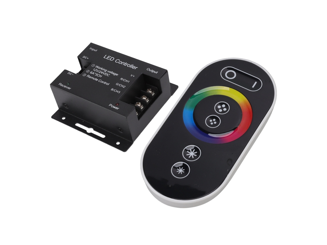 Interruptor Dimmer 3 Vias Controle Remoto Led Rgb Pwm Dc12v 24v | S/MARCA