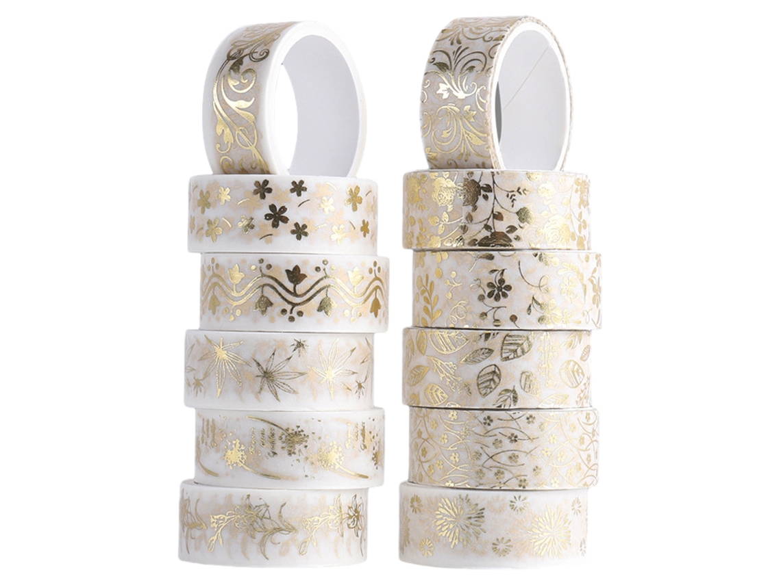 Fita Adesiva, Com Estampa De Estrelas Roxas Da Galáxia, Ideal Artesanato E Decoração De Casa