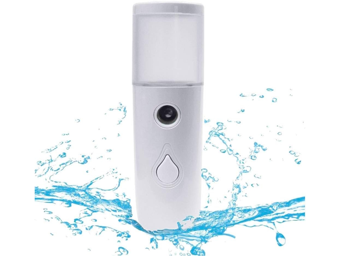Pulverizador de Água Nanométrico Recarregável Branco