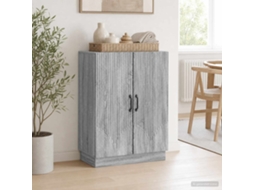 Vidaxl Buffet Sonoma Cinzento 66 X 34,5 X 87 Cm Derivados De Madeira