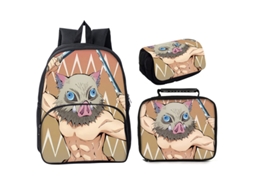 Conjunto Mochila Escolar 3 Peças, 16 Polegadas, Aulas