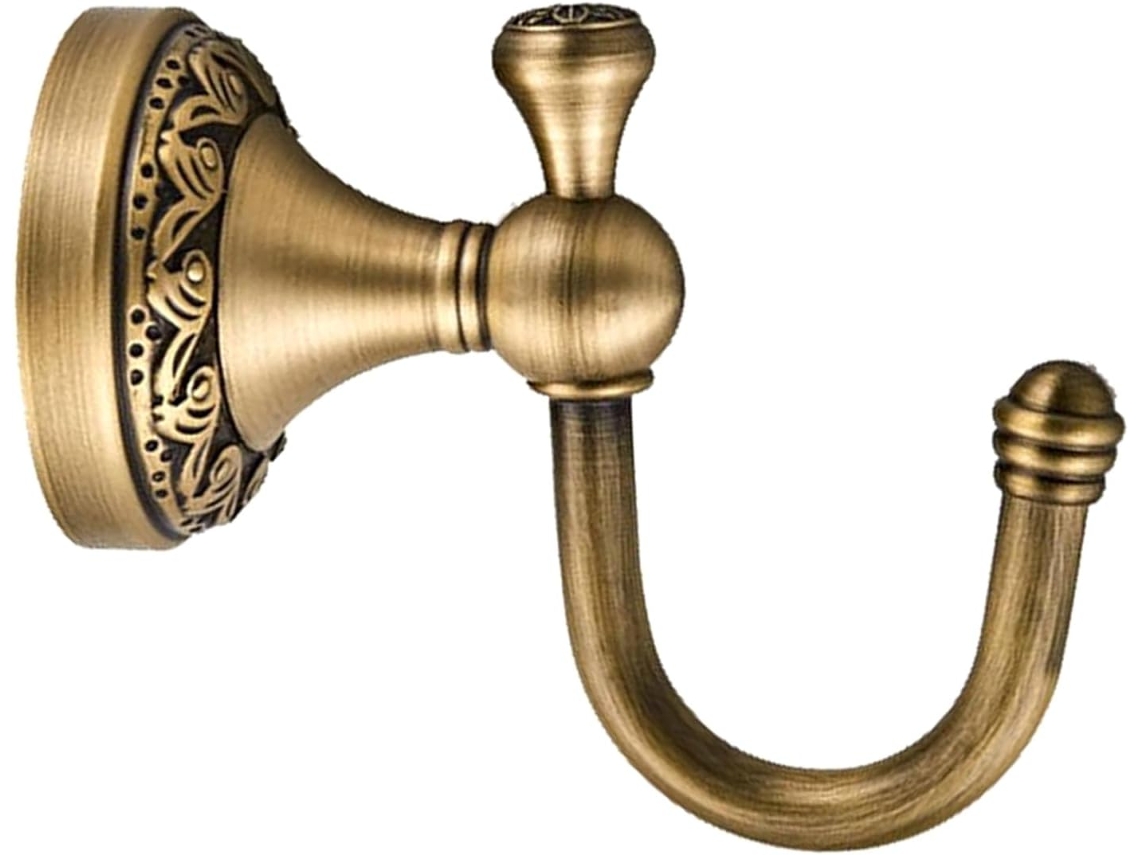 Gancho De Parede Retrô À Prova D'água Em Latão Para Pendurar Toalhas De Banheiro, Para Decoração De Casa E À Corrosão