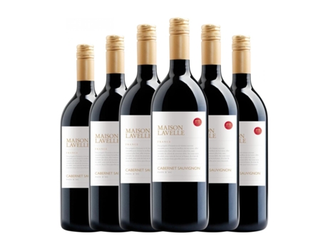 Vinho MAISON LAVELLE Cabernet Sauvignon Vin de Pays d'Oc (1 L - 6 Unidades)
