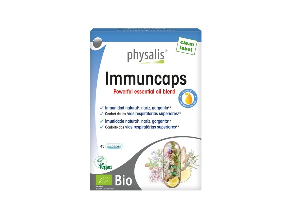 Physalis Immuncaps 45cap. Bio Vegan