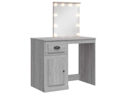 Toucador com Luzes Led 90x42x132,5 Cm Cinzento Sonoma MAISON EXCLUSIVE