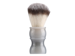2026 pincel de Afeitado Manual Profissional para Barba com Cabelo Denso de Nylon para Homem Bigode Cinza Branco