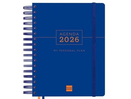 Agenda Finocam Tempus Azul Quarto 15,5 X 21,7 Cm 2026