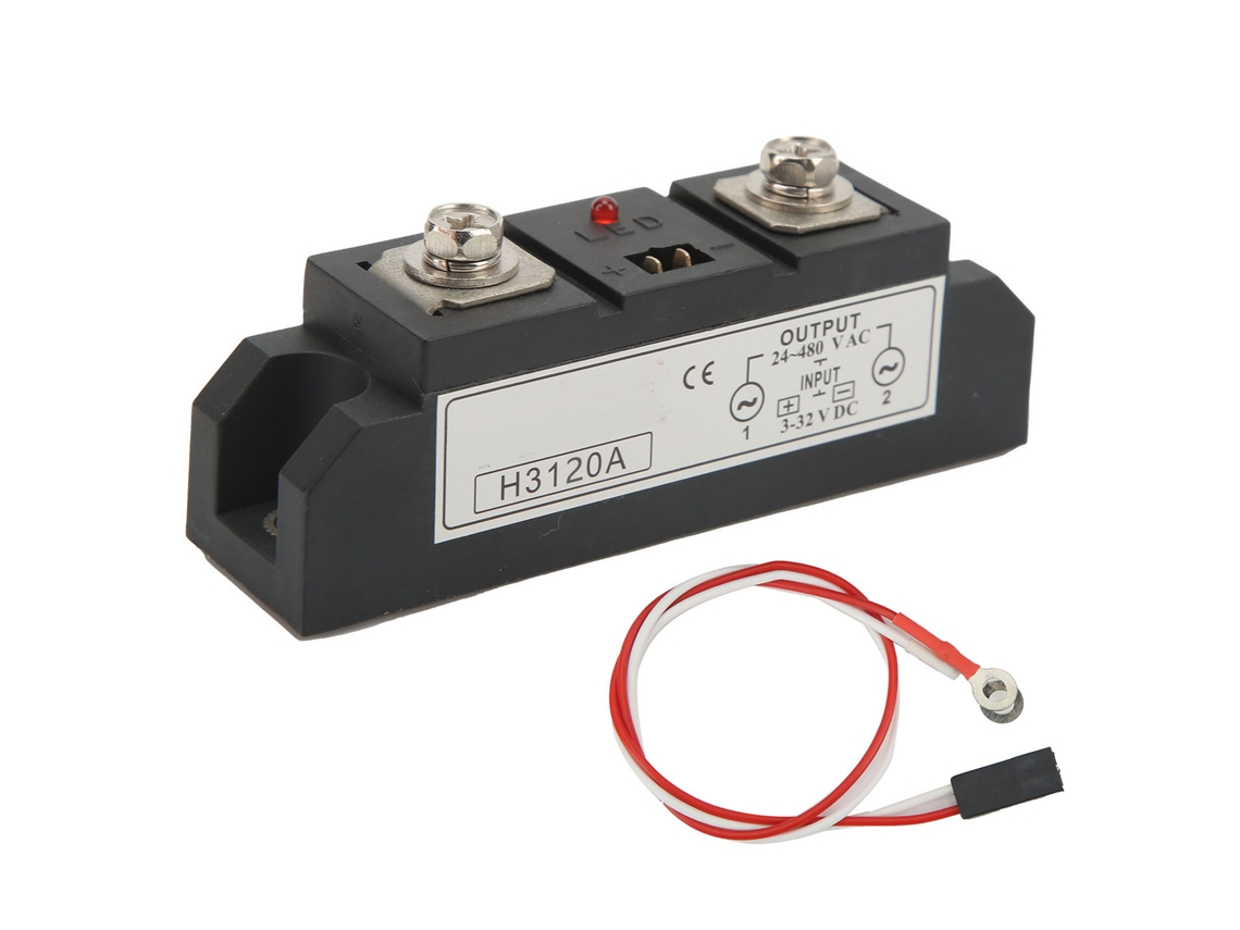 Relé de Estado Sólido Industrial Ssr 3 32v Dc para 24 480v Ac 120a para Lathe Veículo Navios Eletrodomésticos S/MARCA