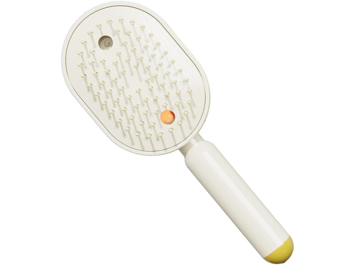 Escova De Cabelo Vibratória Com Spray Água E Bomba Ar Elétrica, Vermelha, Para Mulheres E Meninas