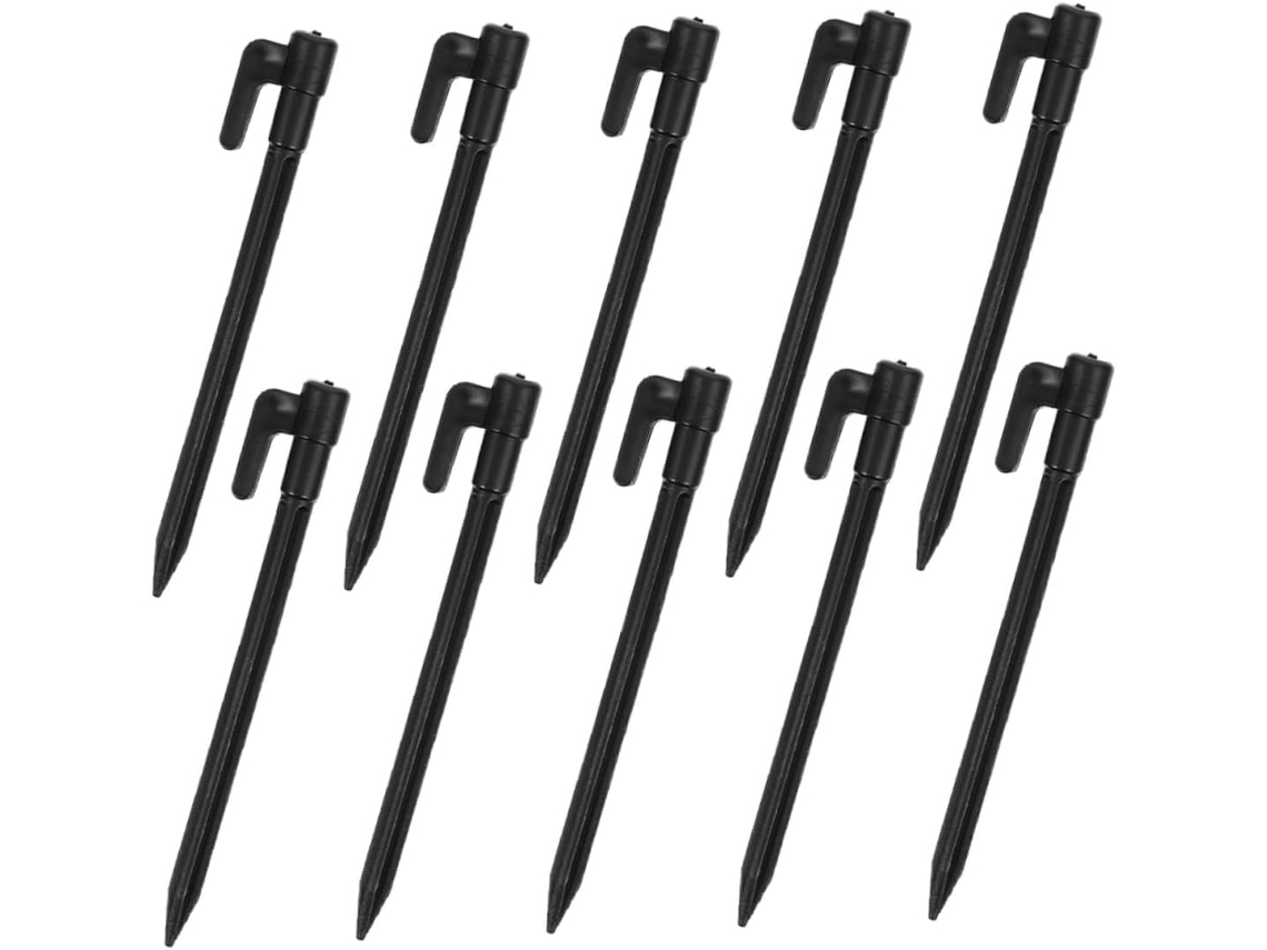 Estacas De Plástico Para Barraca De Camping, Para Camping E Trilhas