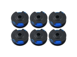 Z0E 6 peças para carretéis de fio de reposição para cortador de grama HOMELITE E8I, AC41RL3