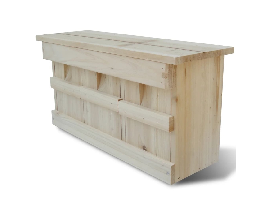 Caixa-ninho Para Pardais 44 X 15,5 X 21,5 Cm