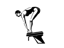 Adesivos Parede Atleta Mergulho LAXISCREED