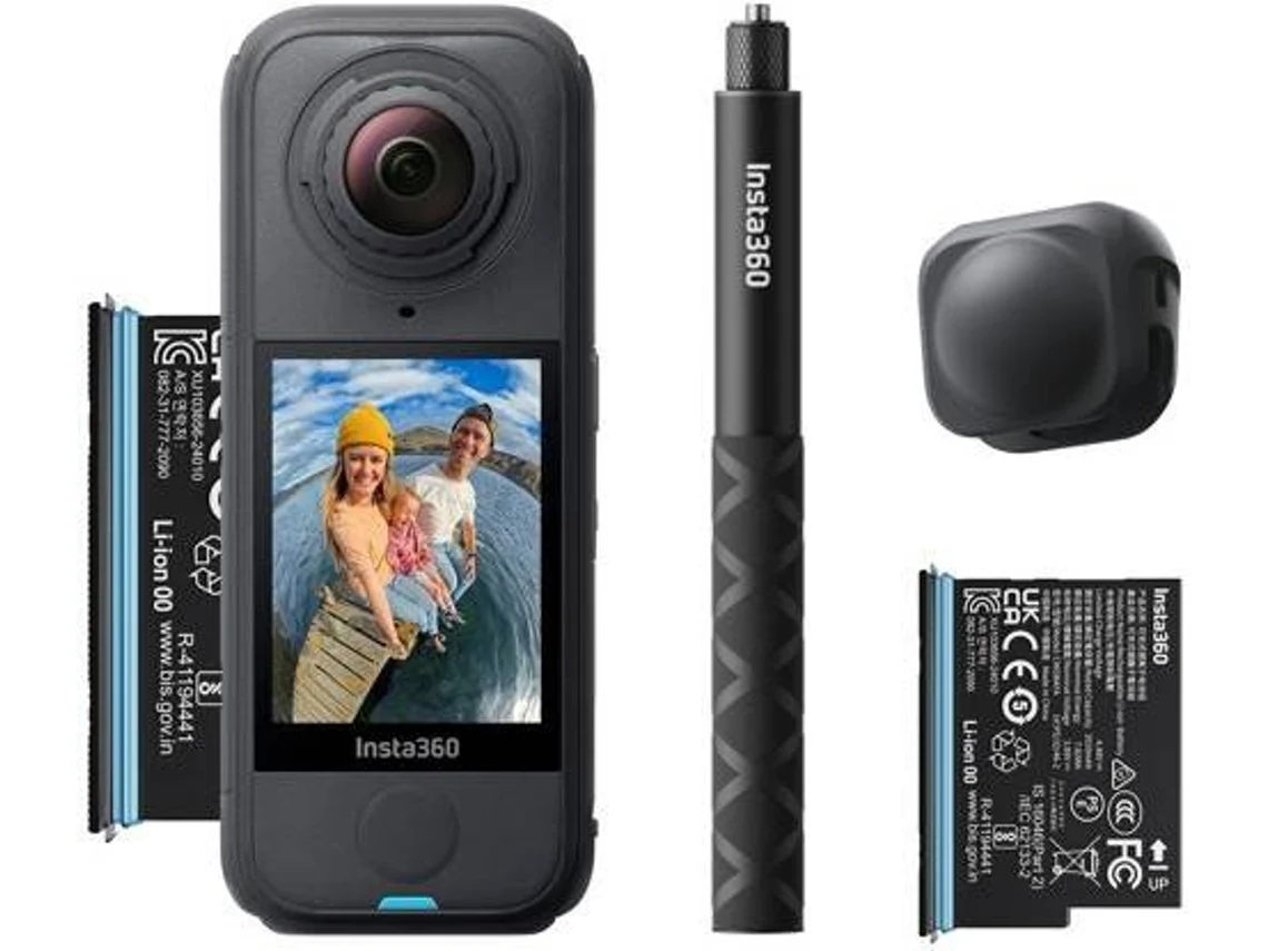 Action Cam INSTA360 X4 Air Starter Bundle (8K - 29 MP - Wi-Fi e Bluetooth)