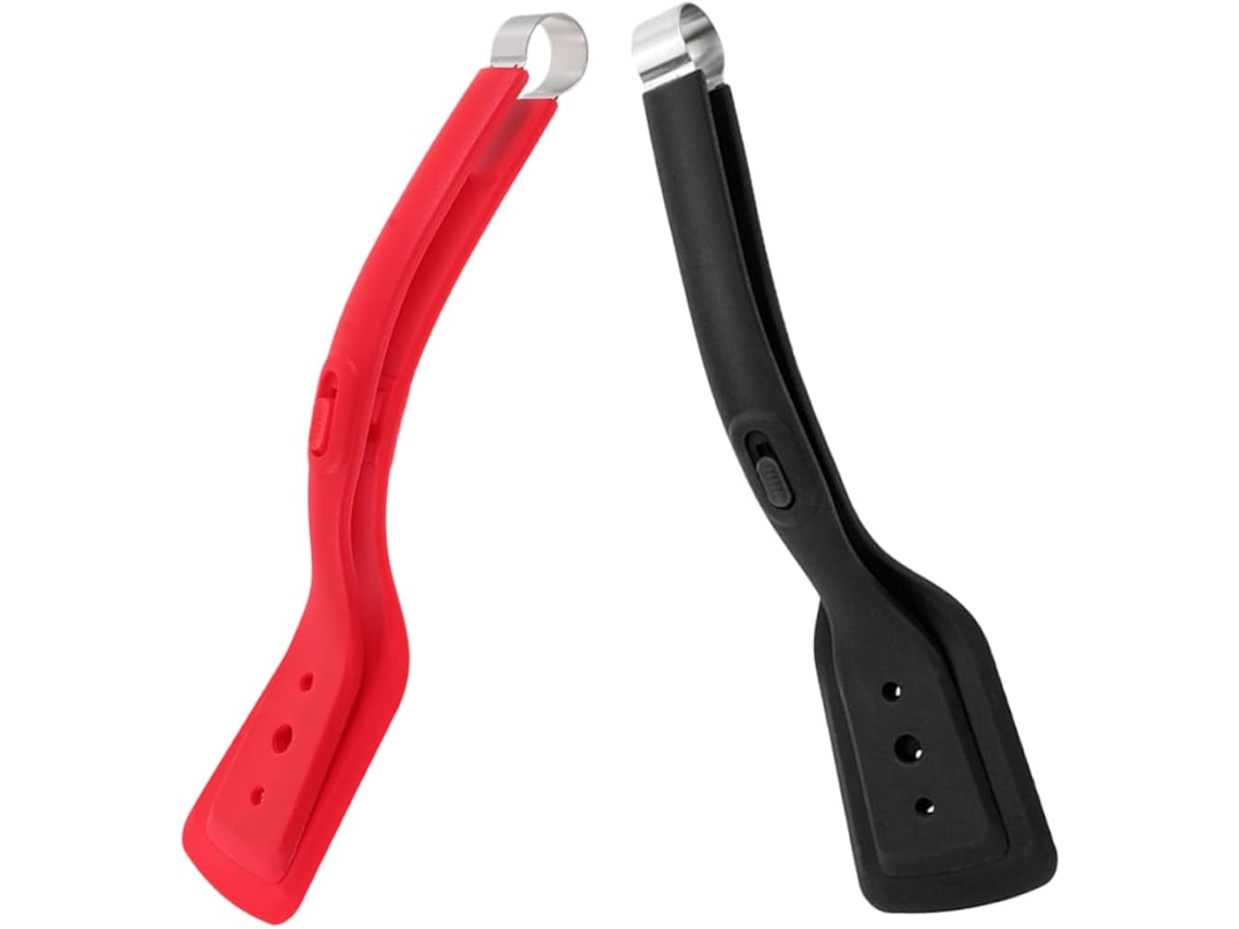 Conjunto De 2 Espátulas Multifuncionais Alipis 2em 1 Para Fritar, Com Clipes Para Utensílios De Cozinha, Viradores De