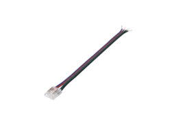 Conector Hipopótamo com Cabo para Unir Fita Led Rgb/Rgbic Cob 24V Dc Ip20 Largura 10Mm LEDKIA