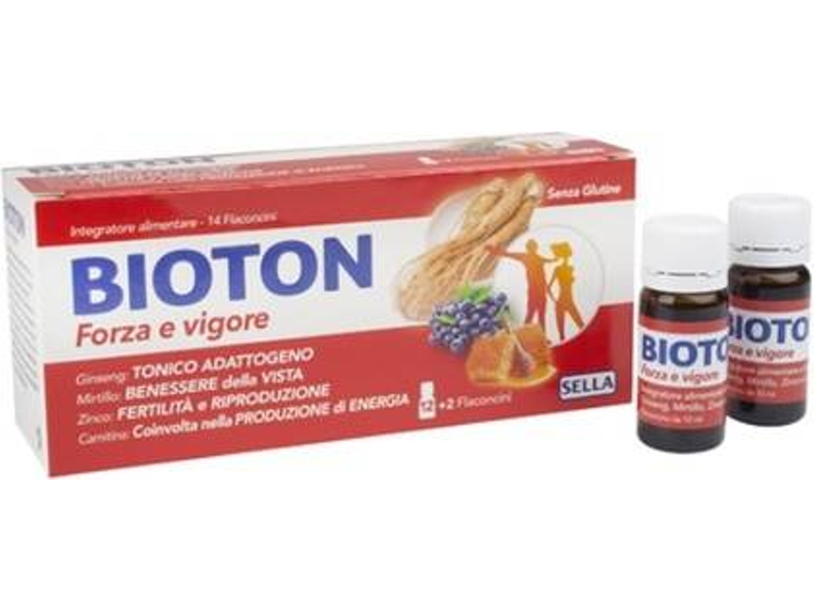 Suplemento Alimentar BIOTON Força E Vigor Do Ginseng (14 unidades de 10ml)