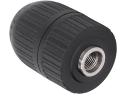 Mandril De Elétrica Kikumi Com Em Abs E Aço Carbono, Para Chave Impacto, Faixa Aperto 2 A 13 Mm, Rosca 1/2 Polegada 20unf,