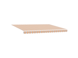 Conjunto 1 Toldo Retrátil Vidaxl Multicolorido Tecido (450 × 300 Cm)