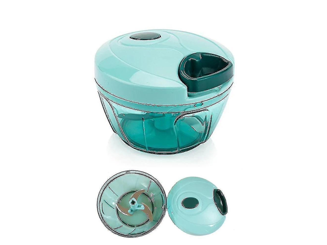 Processador De Alimentos Manual Com Cordão, Picador/liquidificador De Legumes Portátil, Verde Aquaforge