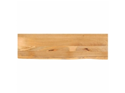 Vidaxl Tampo De Mesa C/ Borda Viva 120x40x2,5 Cm Mangueira Maciça