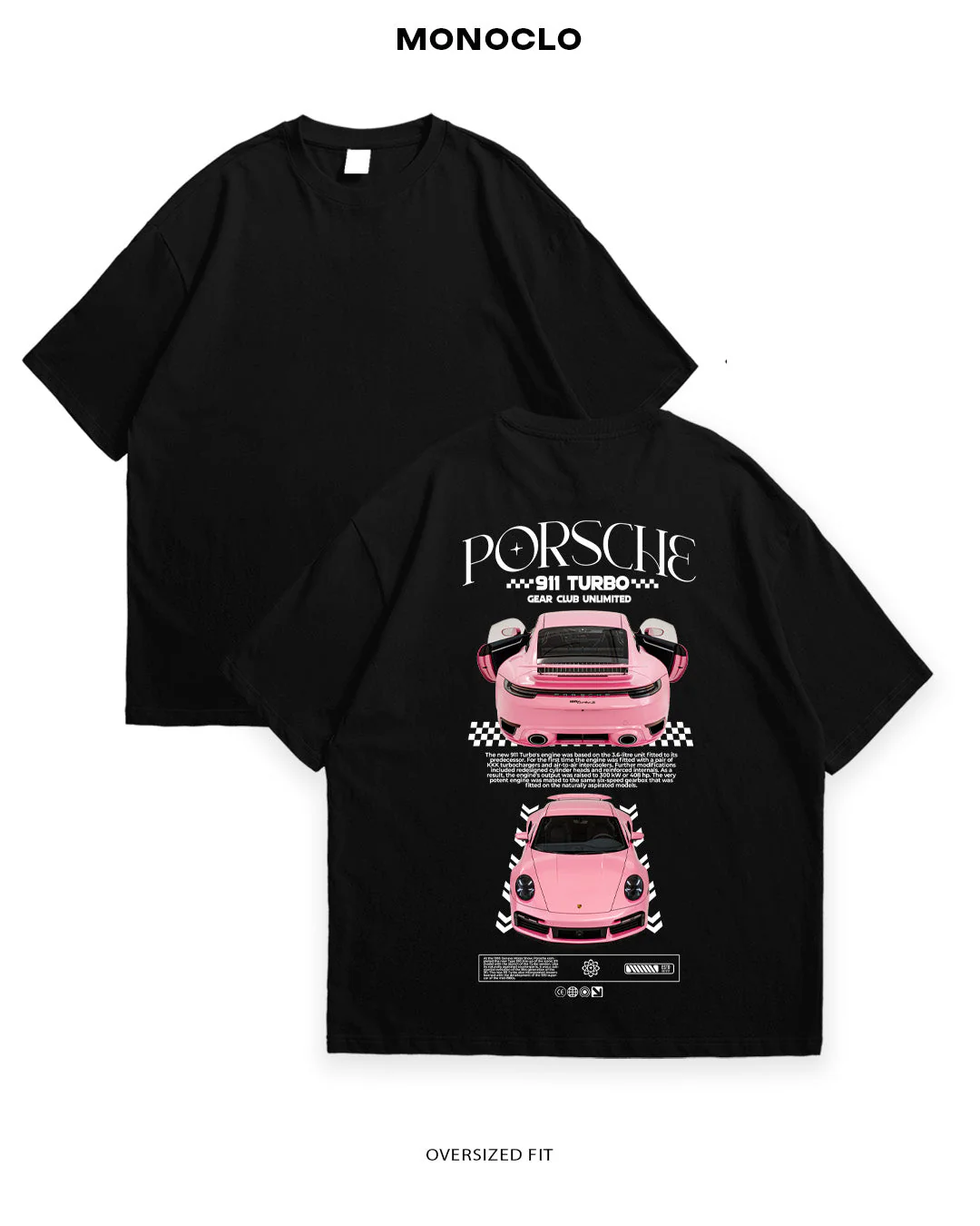 T-shirt Rockinstone Porsche 911 Gear Club (m)