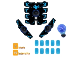 Estimulador De Músculos Abdominais Ems Home Gym 13 Peças Slowmoose
