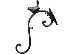 Macetero de pared, ideal para balcones y jardines. Gancho decorativo de hierro, estable.