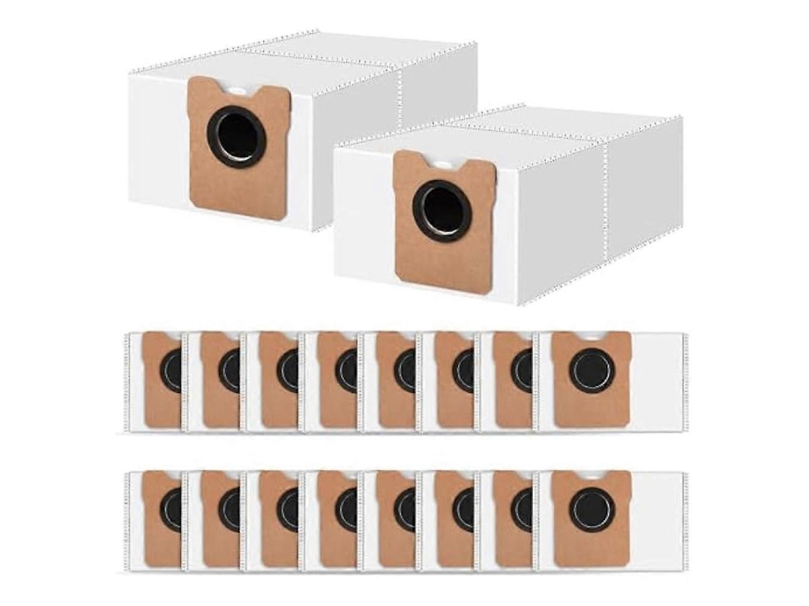 Pacote Com 18 Sacos De Pó Para Aspirador Robô Omni C20, Sacos De Aspirador De Grande Capacidade, Descartáveis.