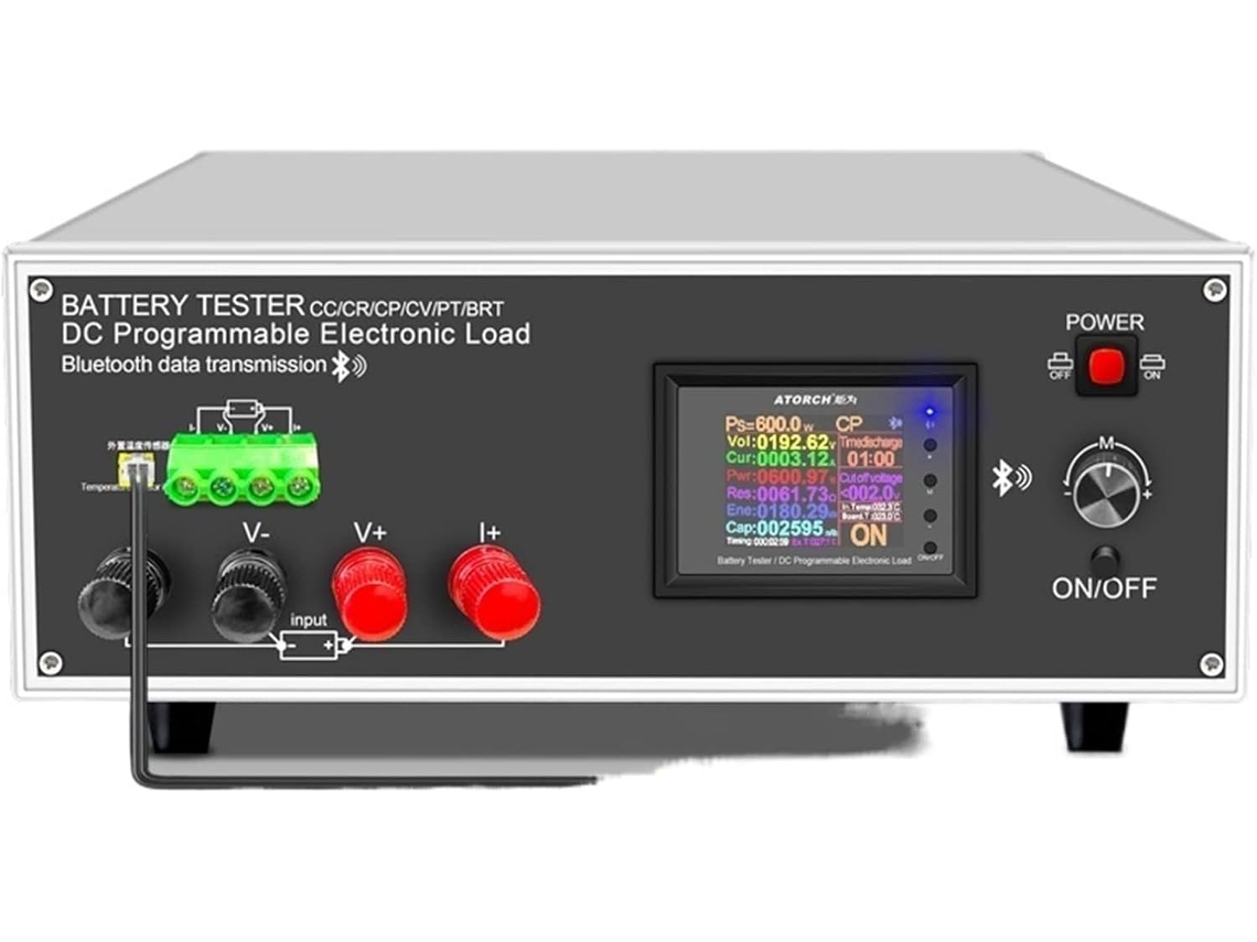 Testador de Carga de Bateria Dlb600w, Branco, Carregamento Eletrônico de 600 W SFUSHOS