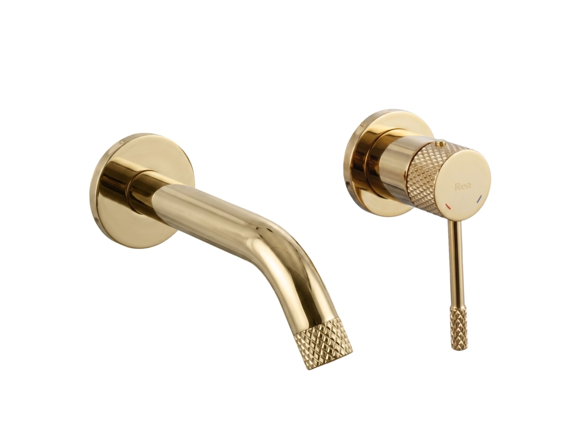 Grifo Emportado Oculto REA Venti Gold 17,5 X 10 X 12,5 Cm