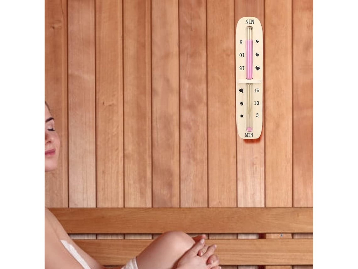 Ampulheta De 15 Minutos, Relógio De Sauna