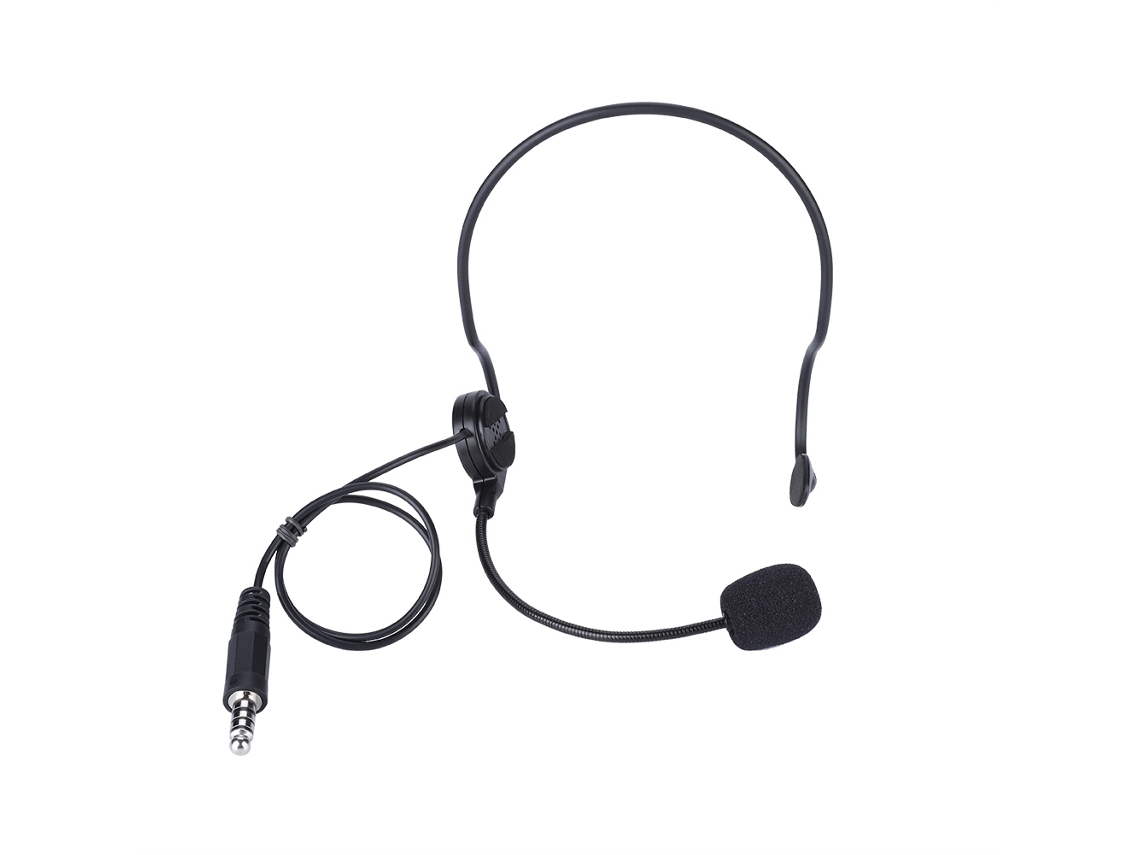 Fones de Ouvido para Rádio Amador com Microfone, Conector Nato e Design de Colar AQUAFORGE