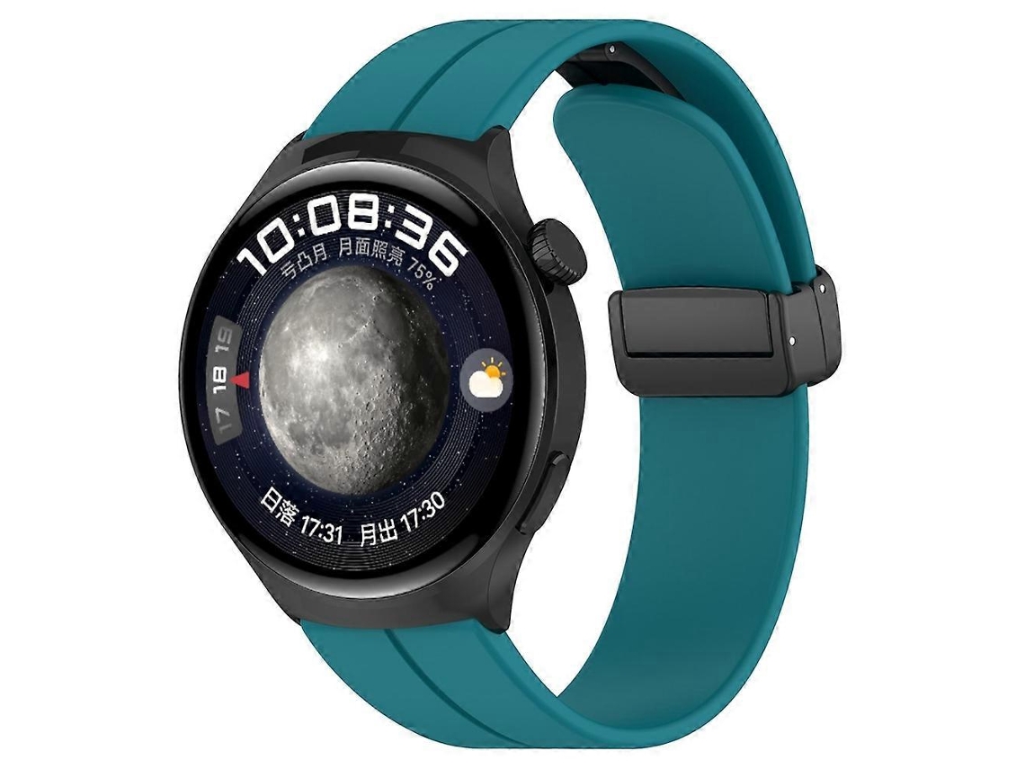 Pulseira De Silicone Com Fecho Dobrável Para Huawei Watch 4 / Watch 4 Pro