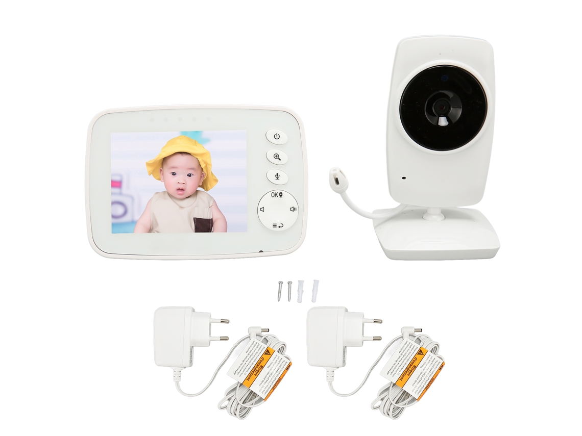 Monitor de Bebê com Vídeo EOOCOO (tela de 3,2 Polegadas, Monitoramento de Temperatura)