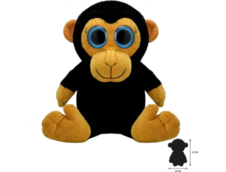 Peluche  Macaco (17 x 20 x 25 cm - Poliéster)