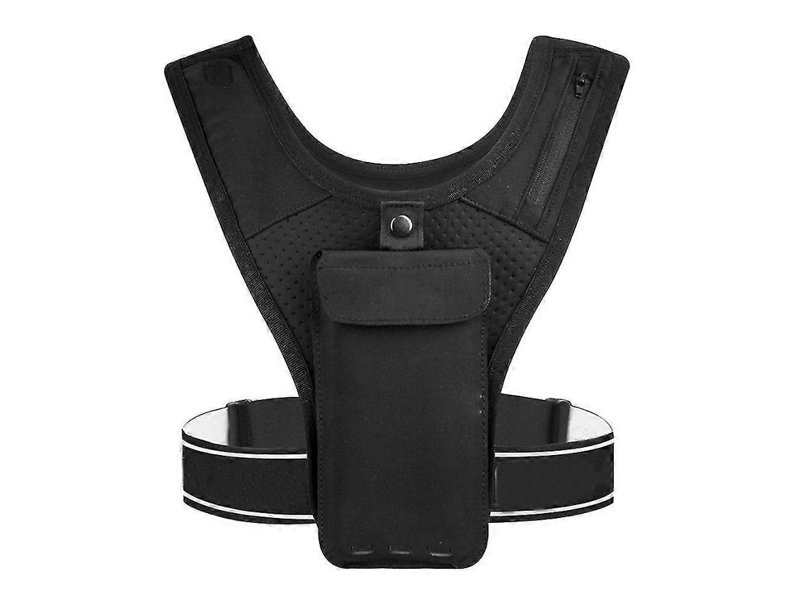 Breathable, Durable, Waterproof, And Adjustable Phone Holder For Workout And Running Vests.