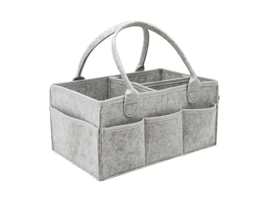 Bolsa Organizadora AQUAFORGE para Cobertores, Fraldas e Roupas de Maternidade, cinza
