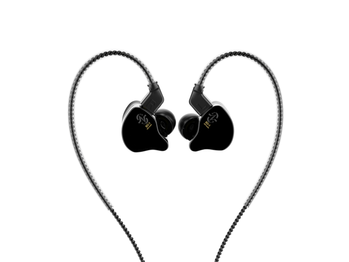 Aetheria fones de Ouvido Intra auriculares Ccz Melody com Cancelamento de Ruído Som Estéreo Hi fi Fio 10mm