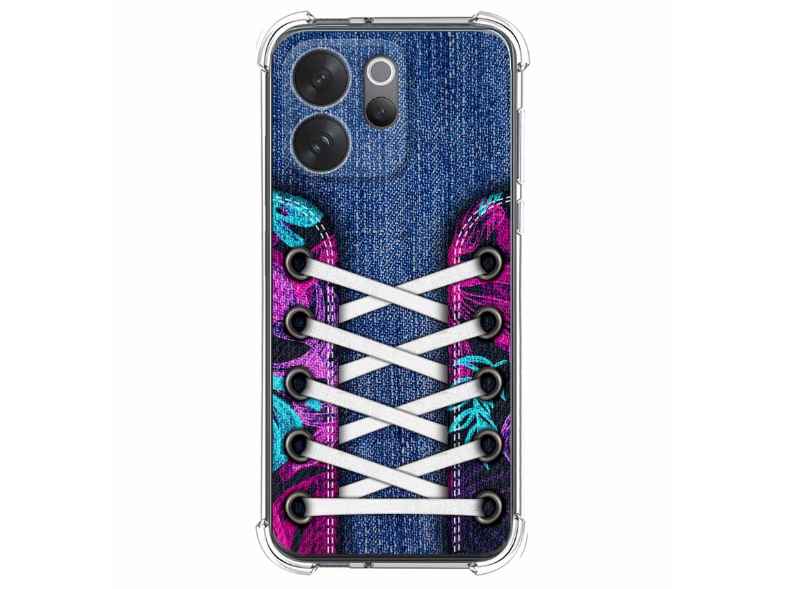Capa Tumundosmartphone De Silicone À Prova De Choque Para Vivo V70 5g Estampa De Tênis 6 Desenhos